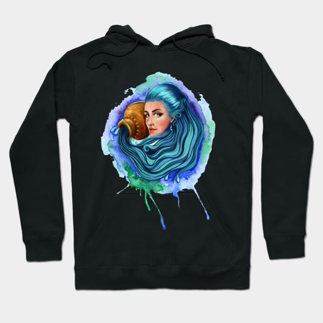 Aquarius Hoodie by origamiconcept